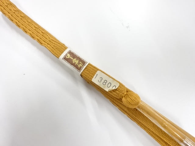 未使用品　正絹　手組帯締め